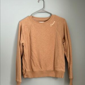 American Eagle Outfitters Tan Crew Neck Sweater